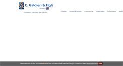 Desktop Screenshot of galdieripetroli.it